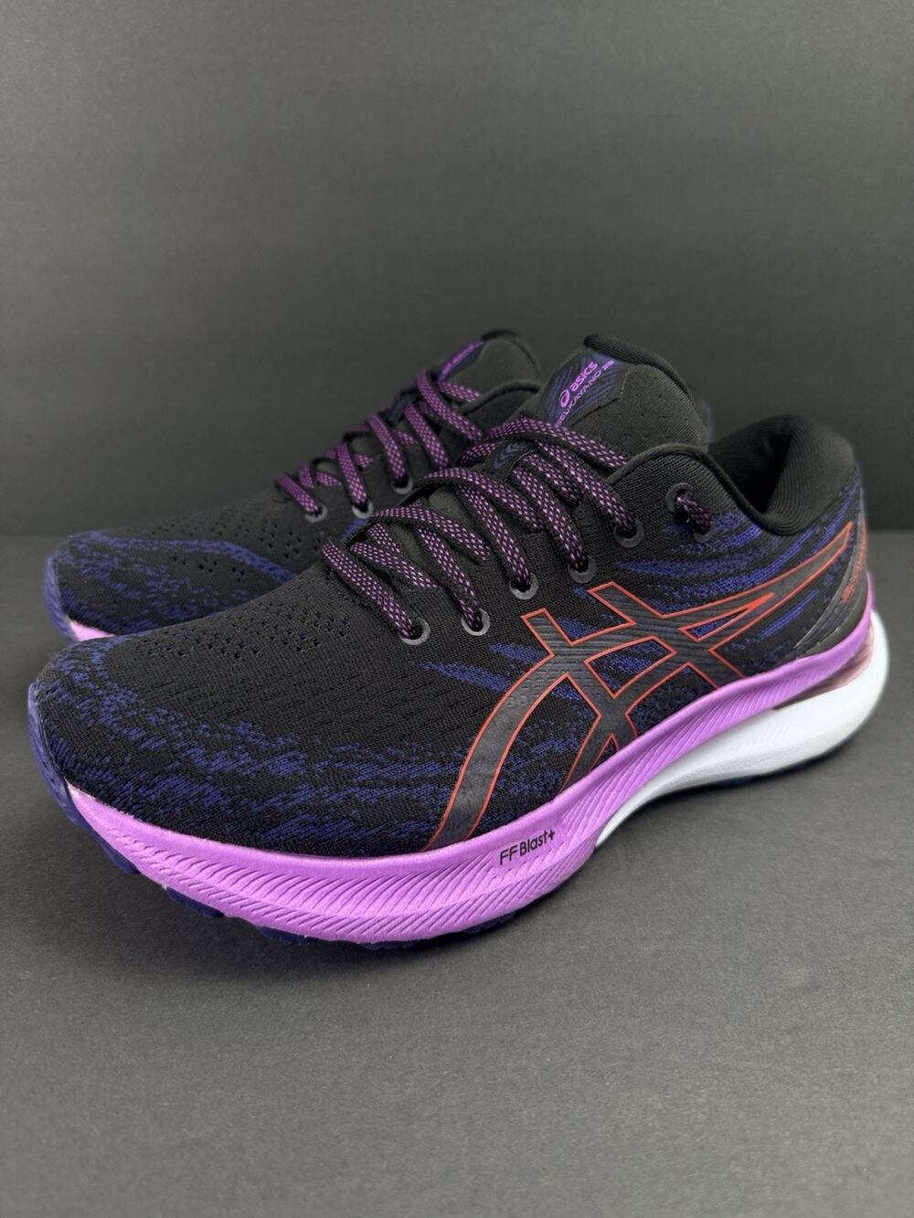 ASICS Gel-Kayano 29 Women’s 9 Black Red Alert Running Shoes Athletic